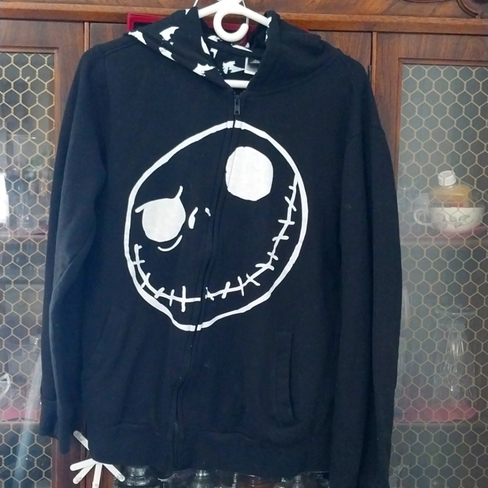 Disney nightmare before Christmas zip up hoodie